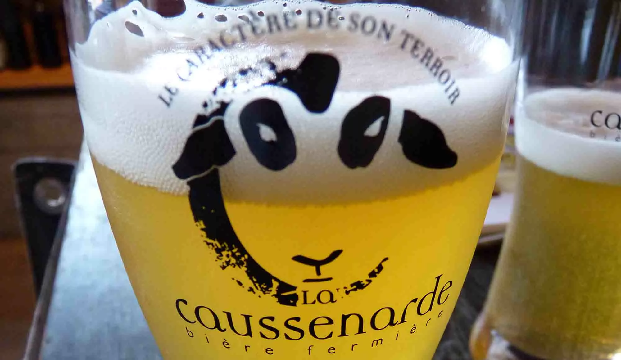 Bière du Larzac au Mas Andral. Bière La Caussenarde une bière incomparable.