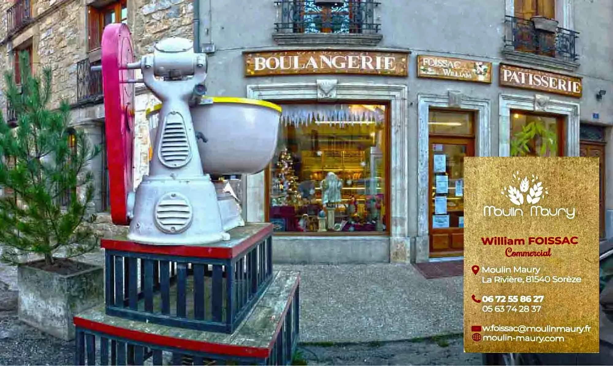 Pâtisserie Foissac Nant Aveyron sur la place Saint Jacques