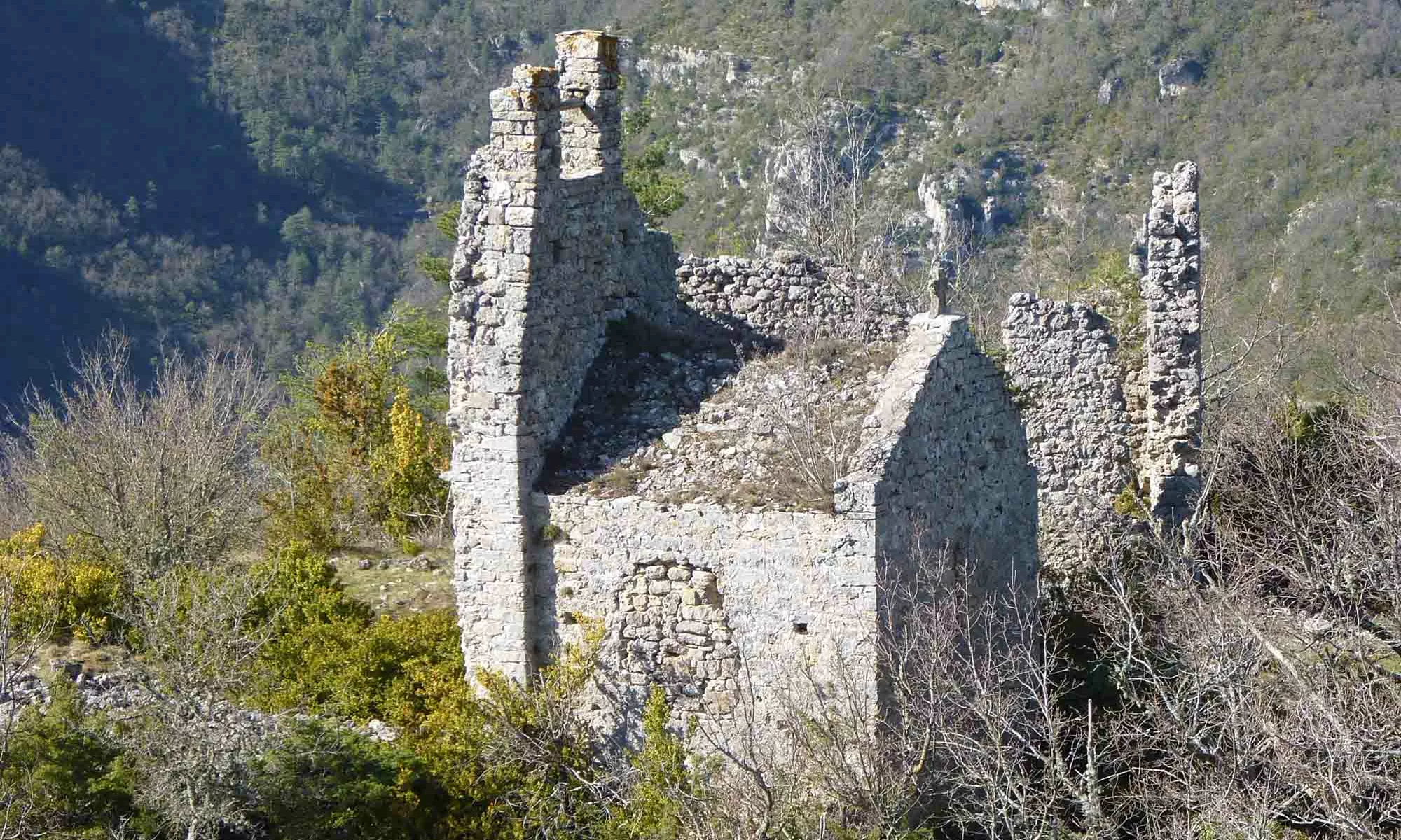 Chapelle Clapade gorges de la Dourbie