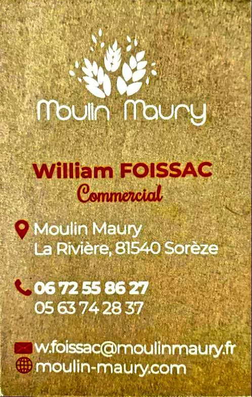 Boulangerie livraison farine du moulin Maury par William Foissac